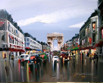 街並み Painting - カル ガジューム パリ 10